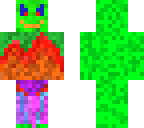 creeper on fire