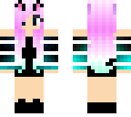 cute blue and green ombre girl
