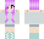 girl purple hair