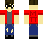 me in mtt brand shirt and headphones