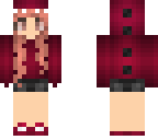 redhead maroon dino jacket