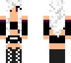 white-haired girl