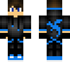 blue gamer dragon