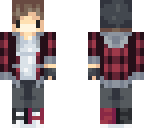 chibi flannel boy