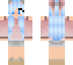 cute blue haired girl