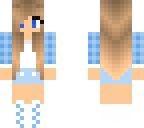 cute pale blue gamer girl