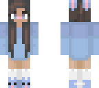 girl in blue