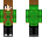 green hoodie