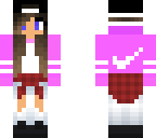 pink skater girl