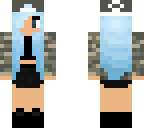 blue camo girl