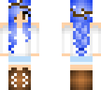 blue girl