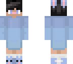 boy twin skin bunny gown