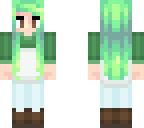 green sporty girl original