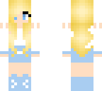 pastel blue girl