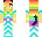 rainbow cat girl cheeky