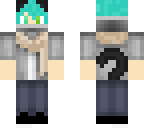 teal haired neko
