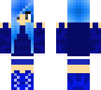 blue girl
