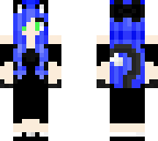 blue-haired neko