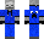 blue skeleton boy