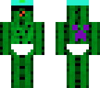 cool tattooed baby cactus