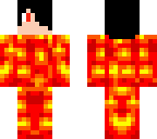 human face surrounded by lava 2