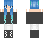 ombre blue wolf