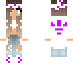 purple addias girl