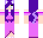 purple dress girl