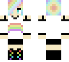 rainbow gamer girl