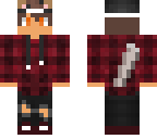red plaid wolf
