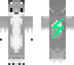 wolf with lightning bolt