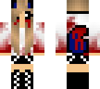bloody blue wolf girl