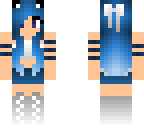 cute blue haired girl 