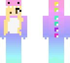pastel dino girl