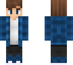 blue flannel boy