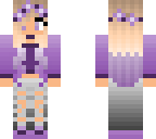 cute lilac spring girl