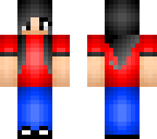 girl with the red shirt