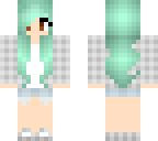 mint haired girl - alya