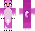 pink wolf girl