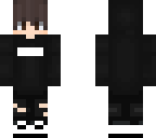 black hoodie boy