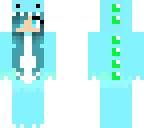 blue dino girl