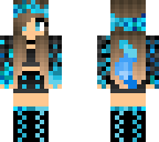 blue girl