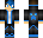blue hair boy