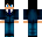 boy in blue suit