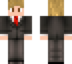chase suit red tie