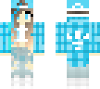 cool blue girl