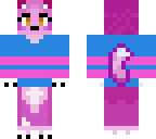 pink undertale wolf