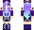 purple girl in the club