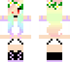 rainbow flower crown
