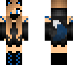 werewolf blue ninja girl